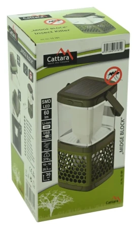 Cattara Svítilna MIDGE BLOCK nabíjecí + lapač hmyzu