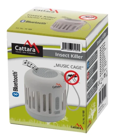 Cattara Svítilna MUSIC CAGE Bluetooth nabíjecí + UV lapač hmyzu