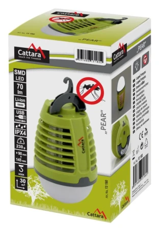 Cattara Svítilna PEAR nabíjecí + lapač hmyzu