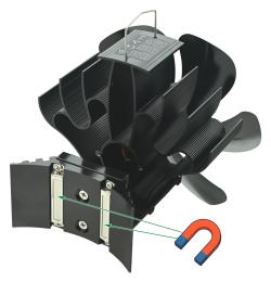 Cattara Ventilátor krbový THRONE na kouřovod 160mm
