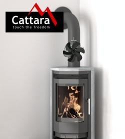 Cattara Ventilátor krbový THRONE na kouřovod 160mm