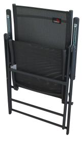 Cattara Židle zahradní skládací PULA tmavě šedá