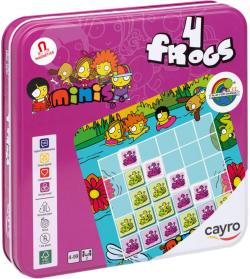 CAYRO Hra 4 Frogs magnetická cestovní (společenská hra) CAYRO Hra 4 Frogs magnetická cestovní (společenská hra)