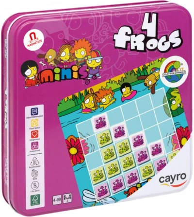 CAYRO Hra 4 Frogs magnetická cestovní (společenská hra) CAYRO Hra 4 Frogs magnetická cestovní (společenská hra)