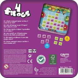 CAYRO Hra 4 Frogs magnetická cestovní (společenská hra)