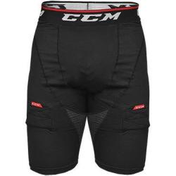 CCM Compression Shorts Jock JR 2022 Kraťasy se suspenzorem POUZE Junior, M, černá (VÝPRODEJ)