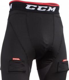 CCM Kalhoty se suspenzorem Compression Pant Jock JR