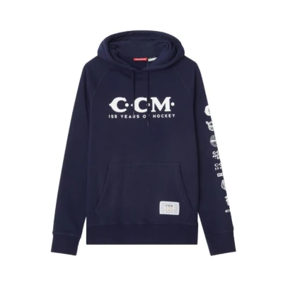 CCM Mikina 125 Years Pullover Hoodie SR CCM Mikina 125 Years Pullover Hoodie SR