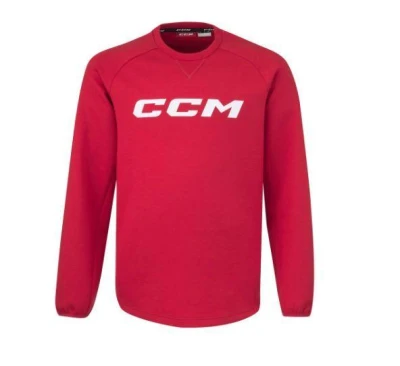 CCM Mikina Locker Room Fleece Crew JR