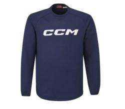 CCM Mikina Locker Room Fleece Crew SR POUZE Senior, XL, černá (VÝPRODEJ)