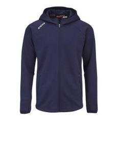CCM Mikina Locker Room Full Zip Hoodie 2022 JR POUZE Junior, S, černá (VÝPRODEJ)