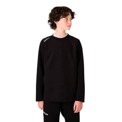 CCM Mikina Team Locker Room Crew Neck YTH