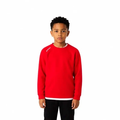CCM Mikina Team Locker Room Crew Neck YTH