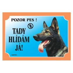 Cedulka Dafiko NĚMECKÝ OVČAK vlkošedý