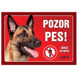 Cedulka Juko BELGICKÝ OVČÁK MALINOIS Cedulka Juko BELGICKÝ OVČÁK MALINOIS