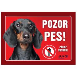 Cedulka Juko JEZEVČÍK hladkosrstý černý Cedulka Juko JEZEVČÍK hladkosrstý černý