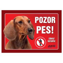 Cedulka Juko JEZEVČÍK hladkosrstý hnědý Cedulka Juko JEZEVČÍK hladkosrstý hnědý