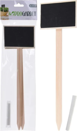 Cedulka zahradní v.34cm s křídou (2ks) Cedulka zahradní v.34cm s křídou (2ks)