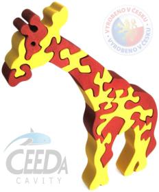 Ceeda DŘEVO Puzzle ŽIRAFA velké (dřevěná hračka) Ceeda DŘEVO Puzzle ŽIRAFA velké (dřevěná hračka)