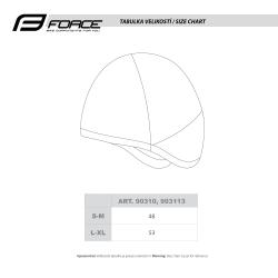 Force čierna čiapka pod prilbu zimná