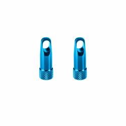 TK 91 Čepičky galuskového ventilku s klíčem,hliník,modré TK 91 Čepičky galuskového ventilku s klíčem,hliník,modré