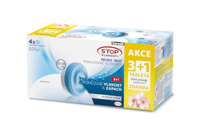 Ceresit Náplň do pohlcovače vlhkosti CSV-AERO 360, 4x450g tableta, levandule Ceresit Náplň do pohlcovače vlhkosti CSV-AERO 360, 4x450g tableta, levandule