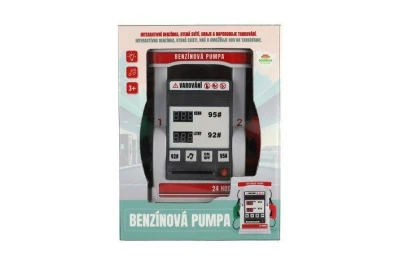 Čerpací stanice benzinová pumpa herní set na baterie Světlo Zvuk
