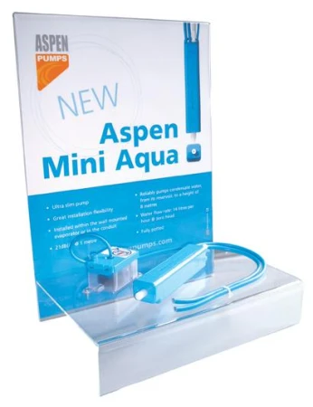 Čerpadlo kondenzátu Aspen Mini Aqua kapacita 12l/h, max. výtlak 10 m (stěna, kanál, strop, jednotka)