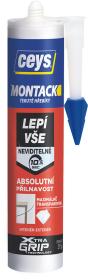 Ceys Lepidlo montážní 300ml/315g MONTACKCEYS TRA Ceys Lepidlo montážní 300ml/315g MONTACKCEYS TRA