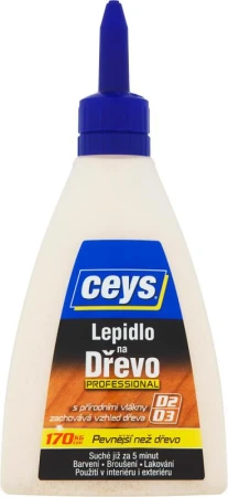Ceys Lepidlo na dřevo 250g D2/D3 PROFESSIONAL Ceys Lepidlo na dřevo 250g D2/D3 PROFESSIONAL