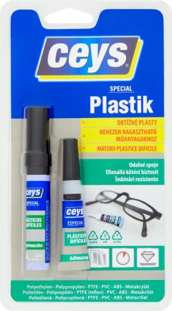 Ceys Lepidlo na obtížné plasty 3g + 2ml/4ml Ceys Lepidlo na obtížné plasty 3g + 2ml/4ml
