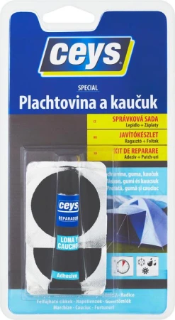 Ceys Lepidlo na placht.a kaučuk 7ml + 4 záplaty Ceys Lepidlo na placht.a kaučuk 7ml + 4 záplaty