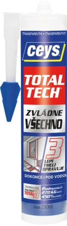 Ceys Lepidlo univerzální a tmel 290ml TOTAL TECH TRA Ceys Lepidlo univerzální a tmel 290ml TOTAL TECH TRA