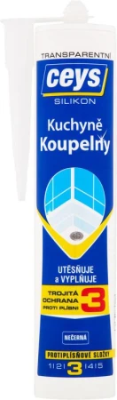 Ceys Silikon sanitární 280ml TRA Ceys Silikon sanitární 280ml TRA