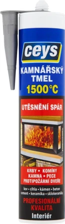 Ceys Tmel kamnářský 310ml ČER (+1500°C) Ceys Tmel kamnářský 310ml ČER (+1500°C)