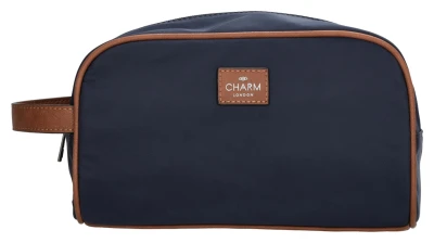Charm London Buckingham W00328 tmavě modrá kosmetická taška