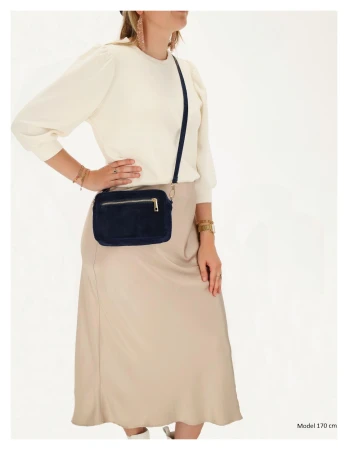 Charm London Elisa 71400 modrá crossbody kabelka