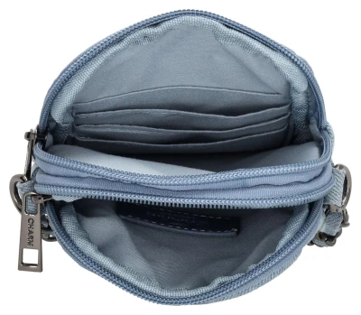 Charm London Hollywood W00600 světle modrá crossbody kabelka