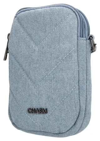 Charm London Hollywood W00600 světle modrá crossbody kabelka
