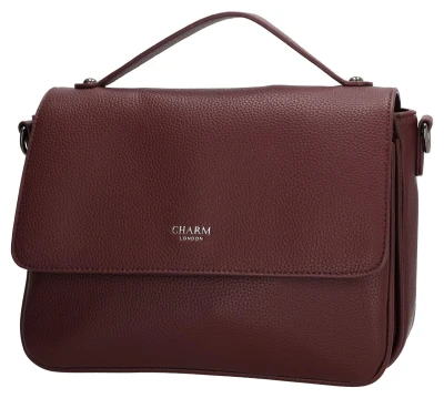 Charm London Mulberry Street W00404 bordó dámská kabelka