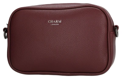 Charm London Mulberry Street W01597 bordó crossbody kabelka