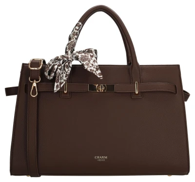 Charm London The Hamptons W01592 tmavě hnědá kabelka