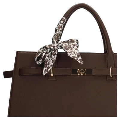 Charm London The Hamptons W01592 tmavě hnědá kabelka