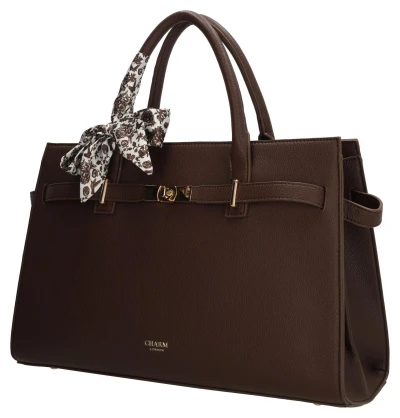 Charm London The Hamptons W01592 tmavě hnědá kabelka