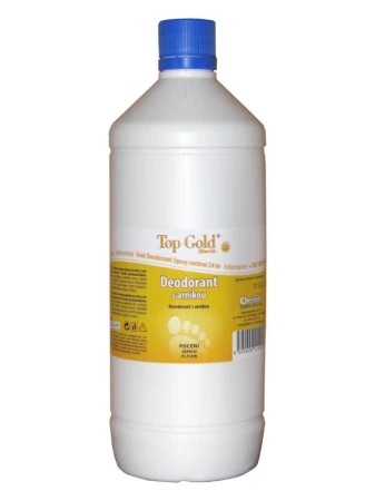Chemek -Top Gold Deodorant do obuvi s arnikou Top Gold 1000 ml Chemek -Top Gold Deodorant do obuvi s arnikou Top Gold 1000 ml