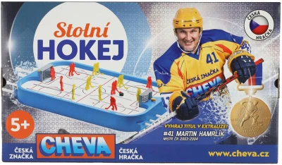 Chemoplast HRA Lední hokej stolní s táhly (společenská hra)