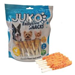 Chicken, carrots Wrap cowhide sticks JUKO Snacks 250 g