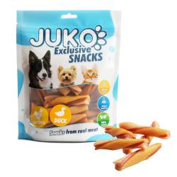 Chicken, Duck Pumpkin Tricolor Twist JUKO Snacks 250 g Chicken, Duck Pumpkin Tricolor Twist JUKO Snacks 250 g