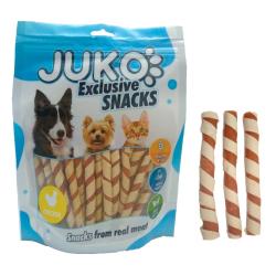 Chicken Jerky wrapped Pollock Strips JUKO Snacks 250 g Chicken Jerky wrapped Pollock Strips JUKO Snacks 250 g