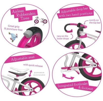 Chillafish Fixie Pink odrážadlo